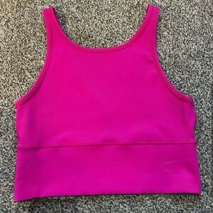 Lululemon Power Pivot Tank in Sonic Pink - Size 10